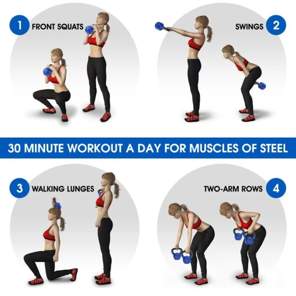 Yes4All Vinyl Coated Kettlebells 5 Yes4All Vinyl Coated Kettlebells - Image 3