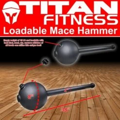 Titan Loadable Mace Hammer 13 Titan Loadable Mace Hammer -Exercise Equipment Shop 7b7a53e239400a13bd6be6c91c4f6c4e 5d0a754f74e64 600x600 1