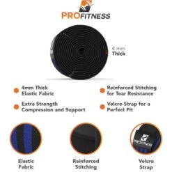 ProFitness Knee Wraps -Exercise Equipment Shop a424ed4bd3a7d6aea720b86d4a360f75 5d0a7526406b5 600x600 1
