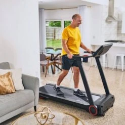 Echelon Stride-s Auto-Fold Smart Treadmill -Exercise Equipment Shop stride s treadmill man using 600x600 1